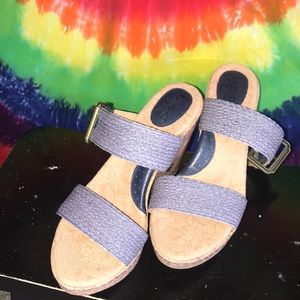 boc cork platform heels size 11